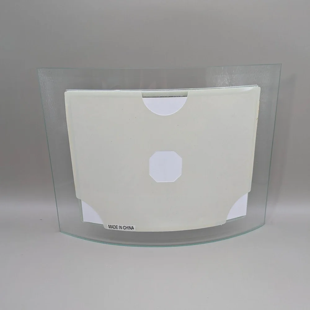 Cherished Accents Clear Curved Glass Photo Frame - Silver‎ Accents - 5
